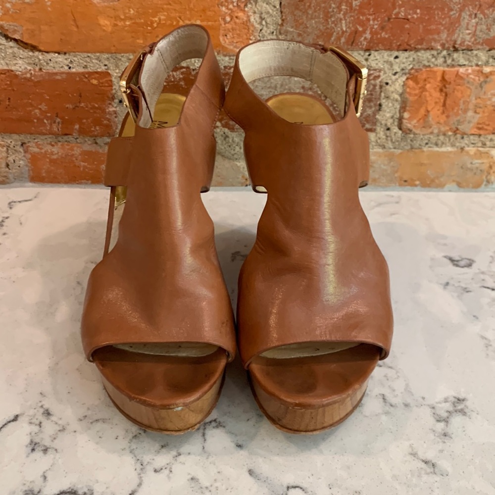 Michael Kors Platform Sandals - Tan - 8